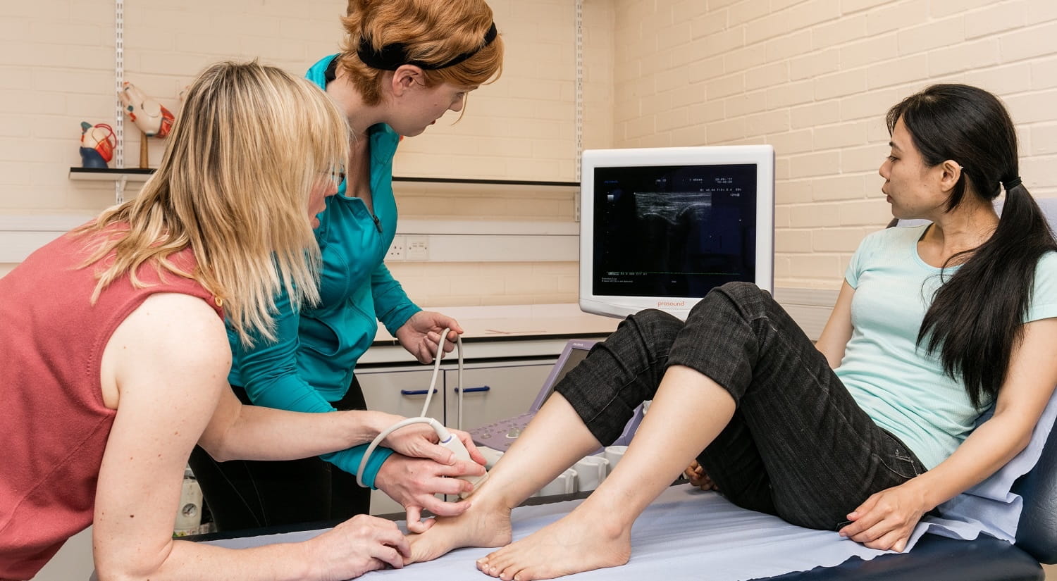 performing ultrasound
