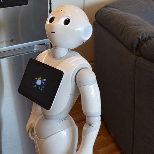 Pepper robot in iSpace