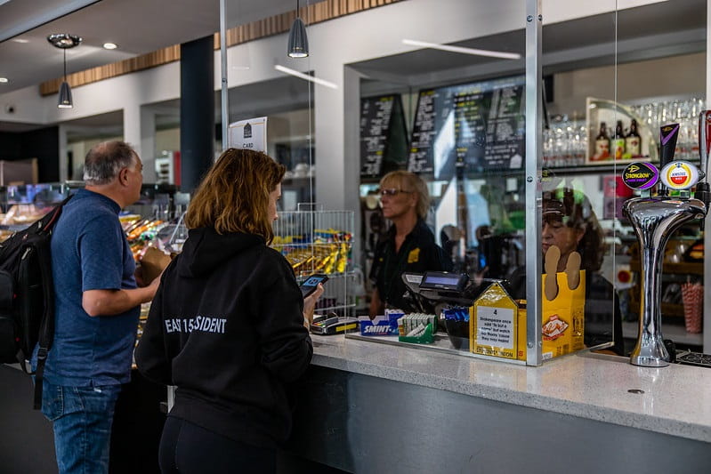 Loughton campus SU Cafe counter